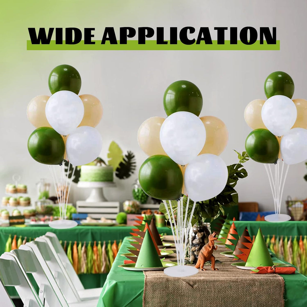 7 Sets Balloon Stands for Table Balloon Stand Kits Clear Table Balloon Centerpiece Stand Balloon