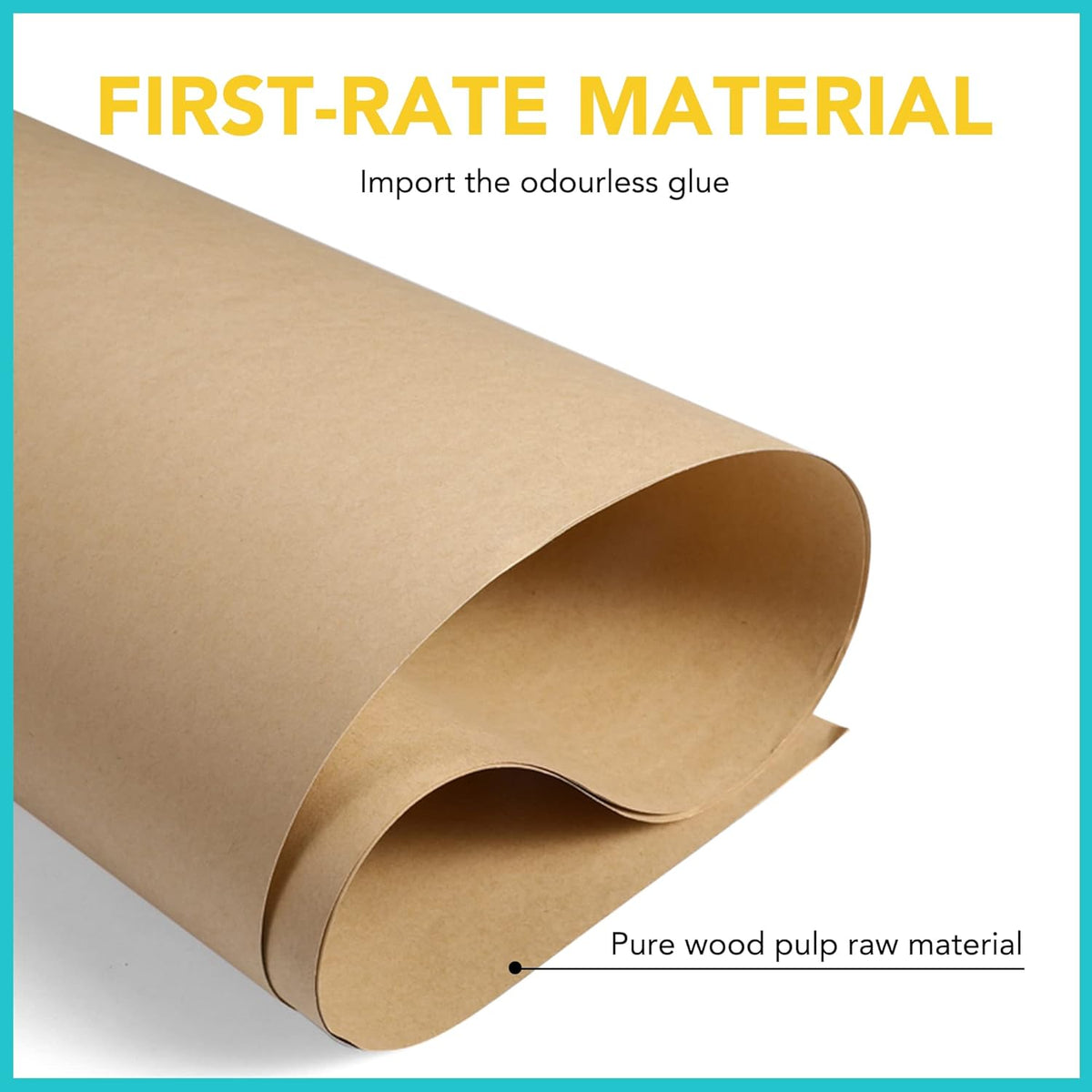 GSSUSA 16x6x12 Large Brown Paper Bags with Handles 50Pcs, Kraft Paper Gift Bags Bulk Bags for Small