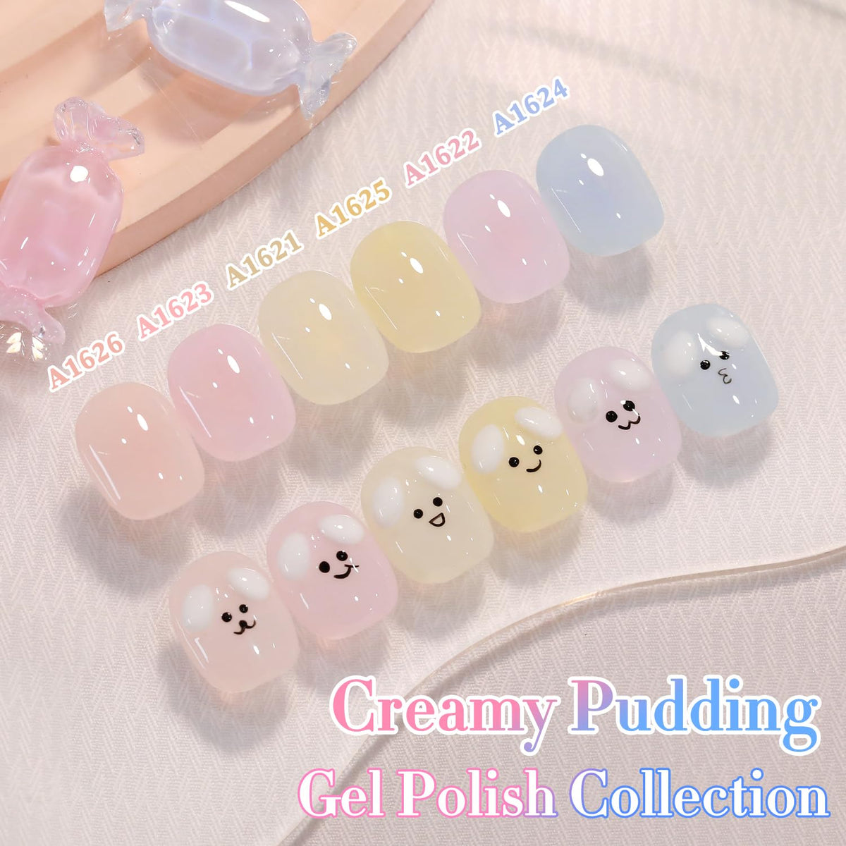 Double Rhythm 6 Pcs 15 ML Gel Polish Set Same Color Same Bottle Soak Off Gel Polish Kit Nail Art