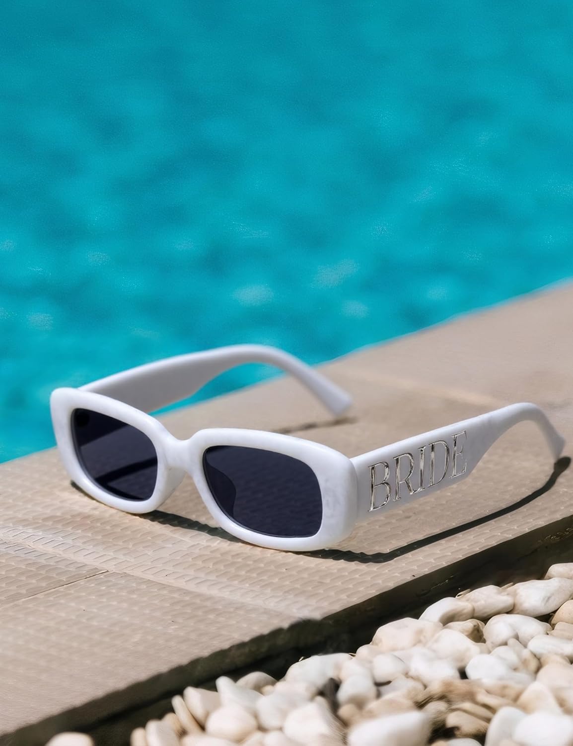 Marble Bride Sunglasses, Bride to be Decorations Glasses, Bachelorette Bach Wedding Party Favor