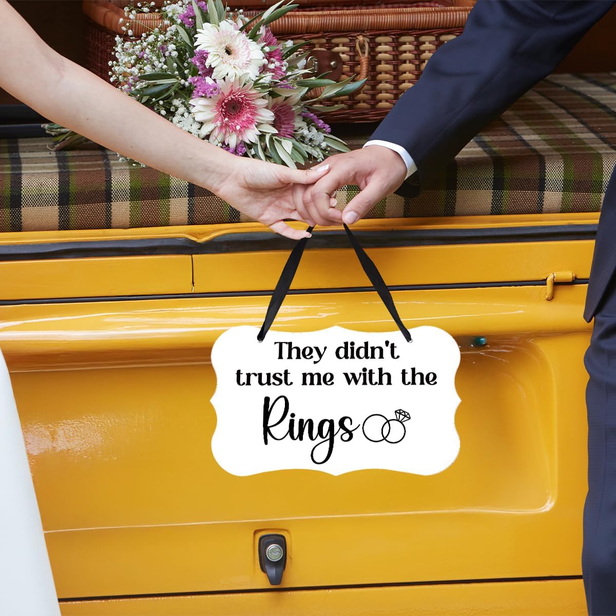 Acrylic Wedding Sign, Ring Bearer Sign, for Rustic Wedding Decor Signs, Acrylic Wall Art With