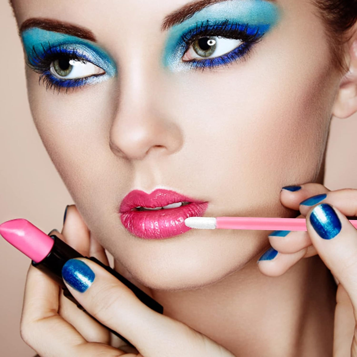 G2PLUS 200PCS Lip Gloss Applicators, Disposable Lip Brushes, Lipstick Gloss Wands Applicator