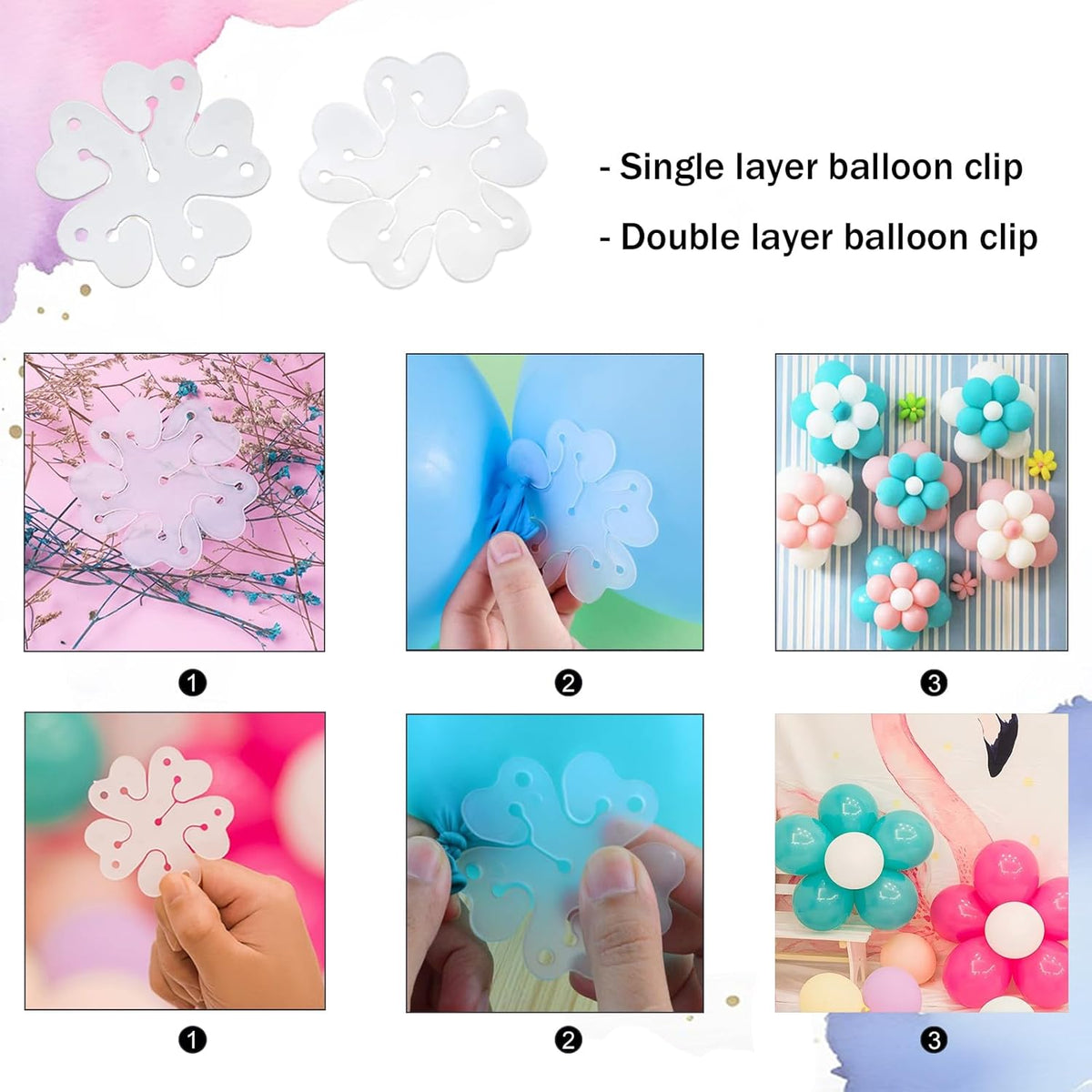 Balloon Arch Garland Kit, 82ft Balloon Garland Strips - 500Pcs Glue Point Dots Tape - 20 Balloon