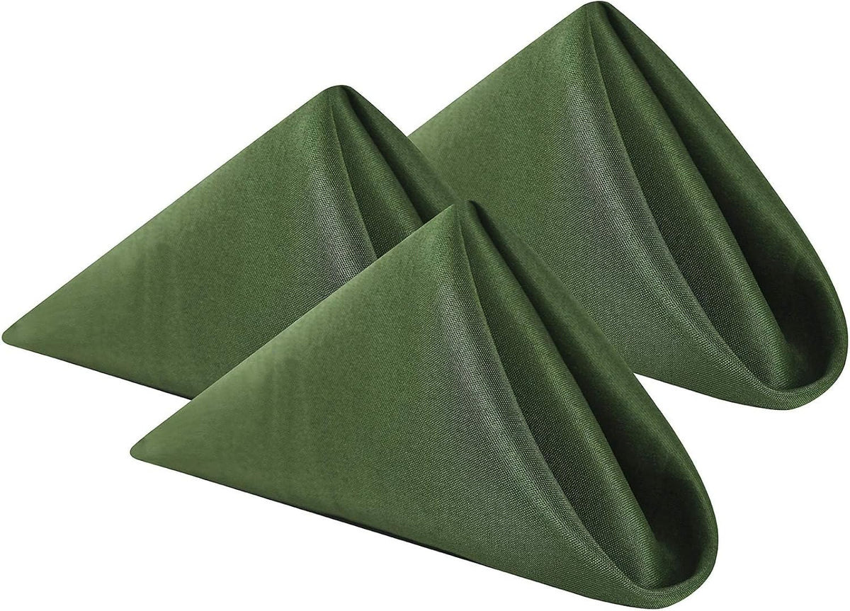 Cloth Napkins 20x20 inch Washable Polyester Dinner Napkins Soft Table Napkins for Wedding Party