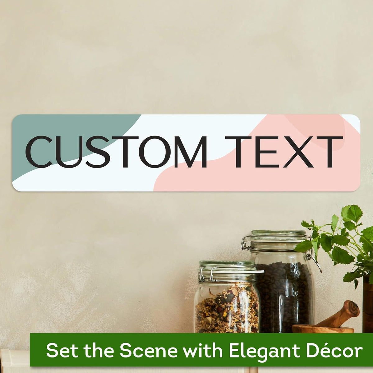 Custom Sign, Custom Street Sign, 11 Font Colors, 13 Font Styles, 4 Hole Options, 22 Sizes, 4x18