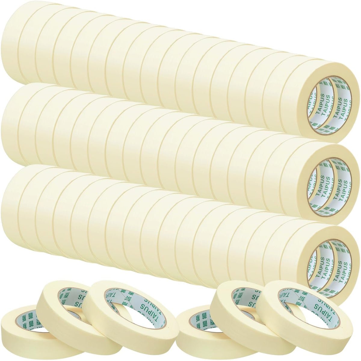 Masking Tape Bulk General Purpose Masking Painting Tape 55 Yards for Painting Home Office School