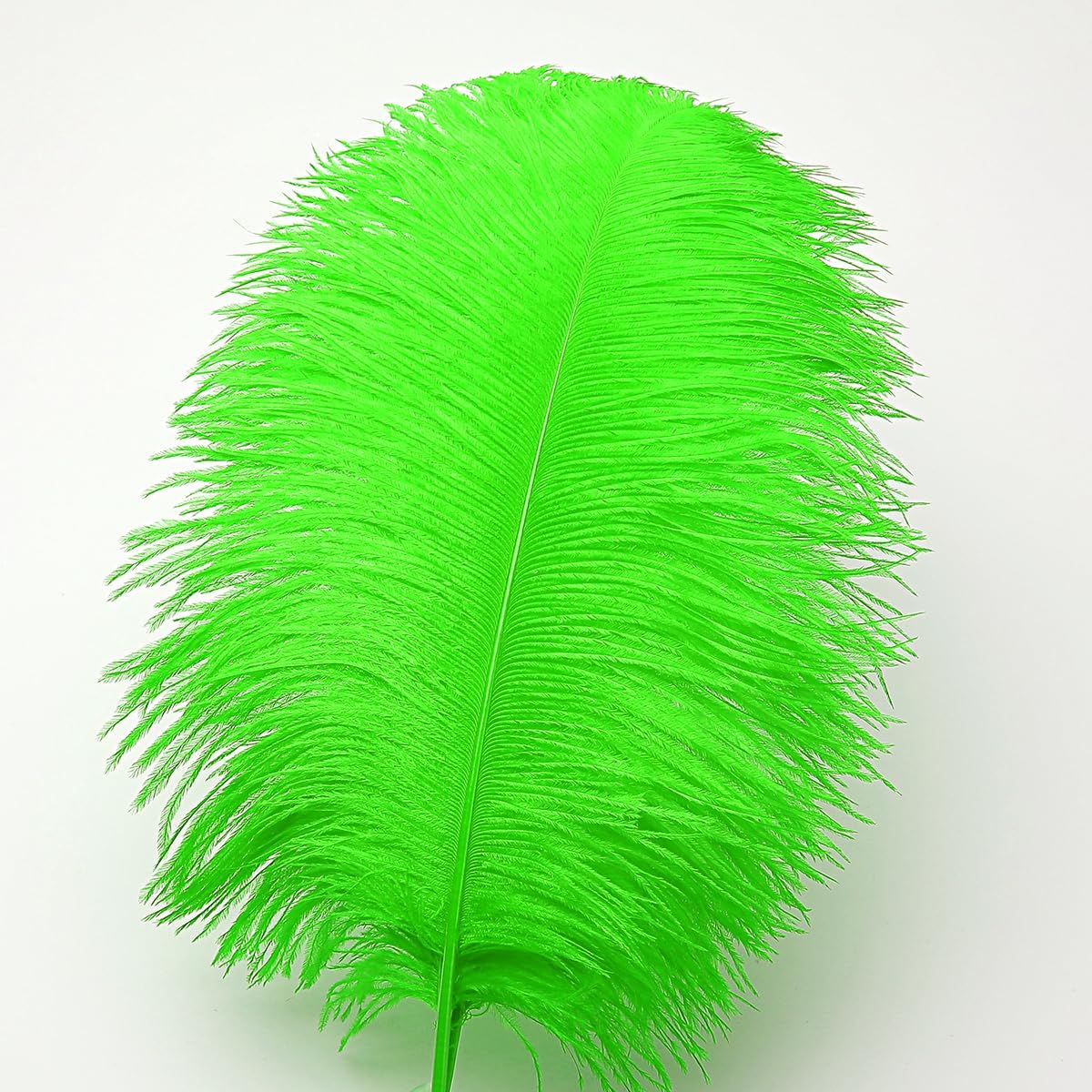 Ballinger Lime Green Ostrich Feathers - 24Pcs 10-12inch Large Green Ostrich Feathers for