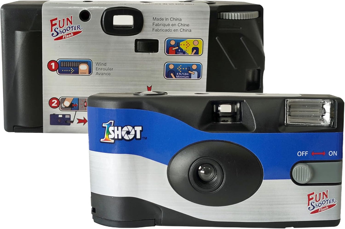 1 Shot Disposable Camera – 35mm One-Time-Use Camera – Single Use Camera with Flash – ASA/ISO 400
