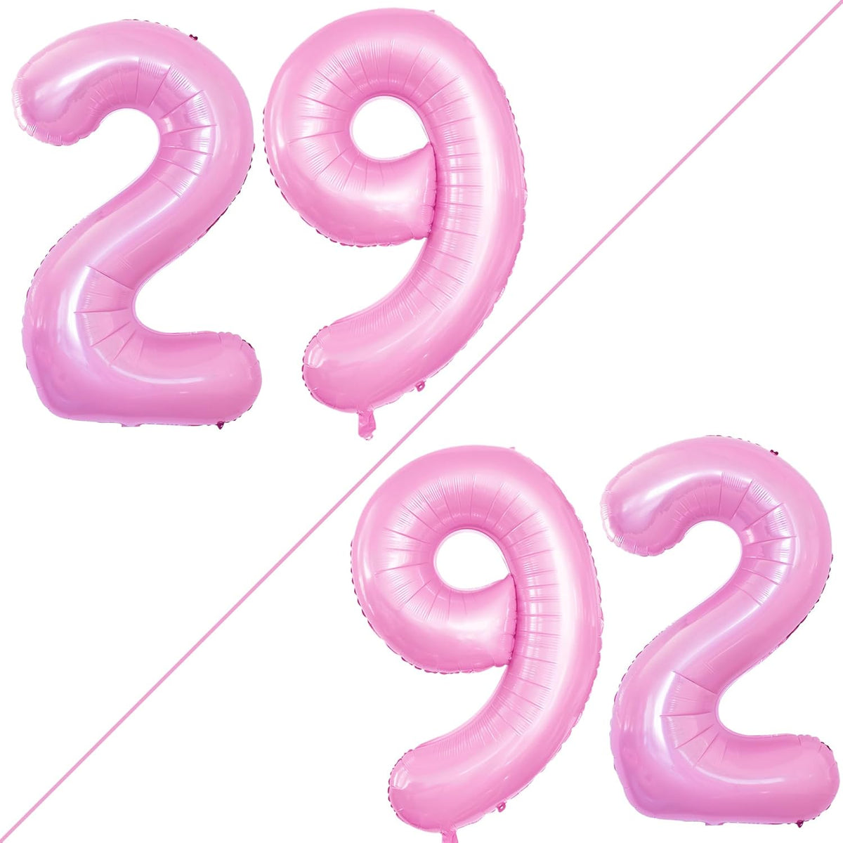 GOER Number 29 Balloons for 29th Birthday Party Decorations,42 Inch Jumbo Foil Helium 92 Balloons