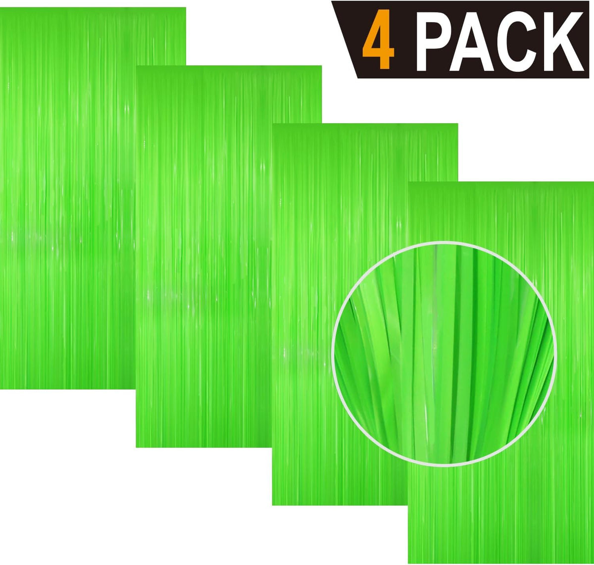 GOER 3.2 ft x 8.2 ft Party Backdrop Party Streamers for Birthday,Graduation,New Year Eve