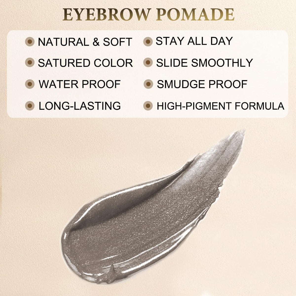 Eyebrow Pencil Makeup Kit, with Waterproof 2-IN-1 Microblading Eyebrow Pen, Eyebrow Pomade