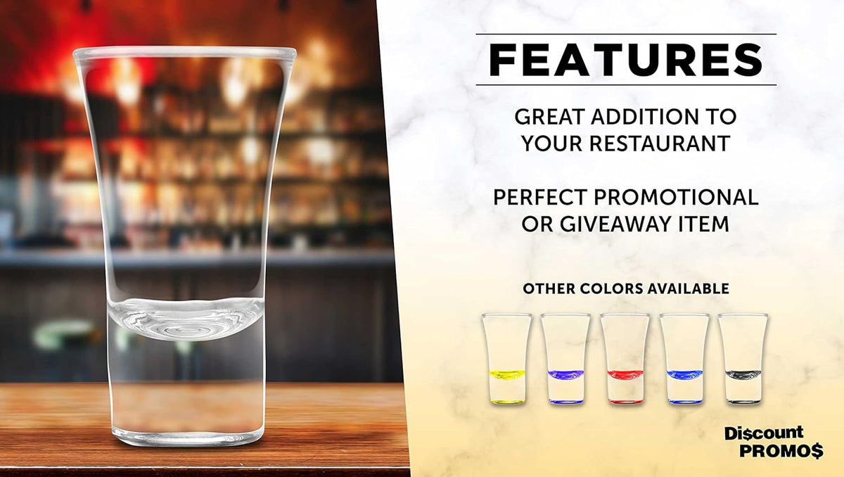 DISCOUNT PROMOS 2 oz. Lord Shooter Etched Shot Glasses, 10 pack, 21st Birthday Party, Lounge