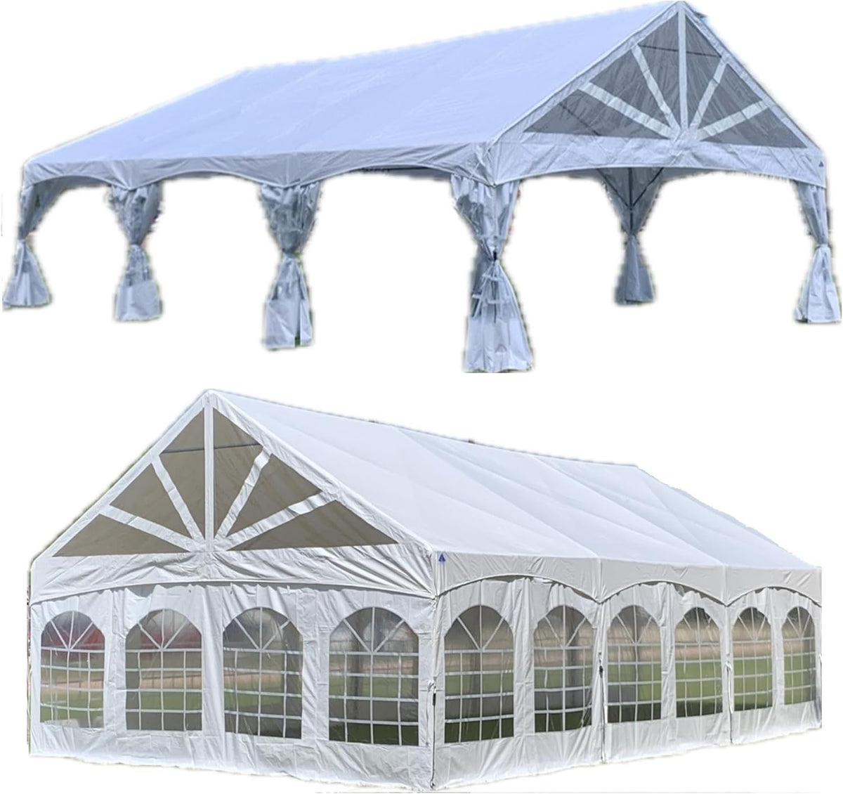 DELTA 30'x20' PVC Marquee Tents for Parties, Large Party Tent, Outdoor Wedding Tent, Heavy Duty