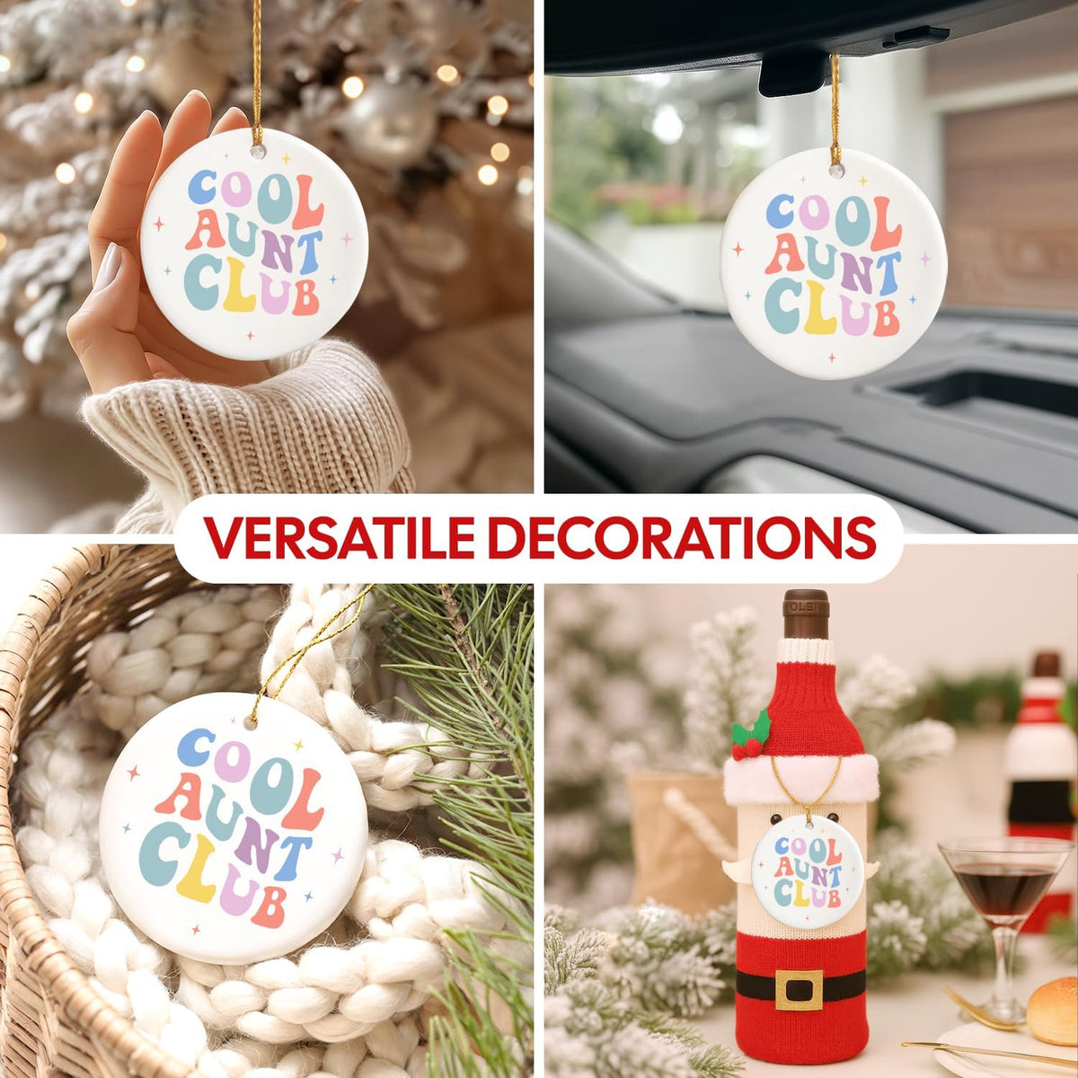 NewEleven Gifts for Aunt from Niece, Nephew for Auntie, Sister - Auntie Announcement, Promoted to