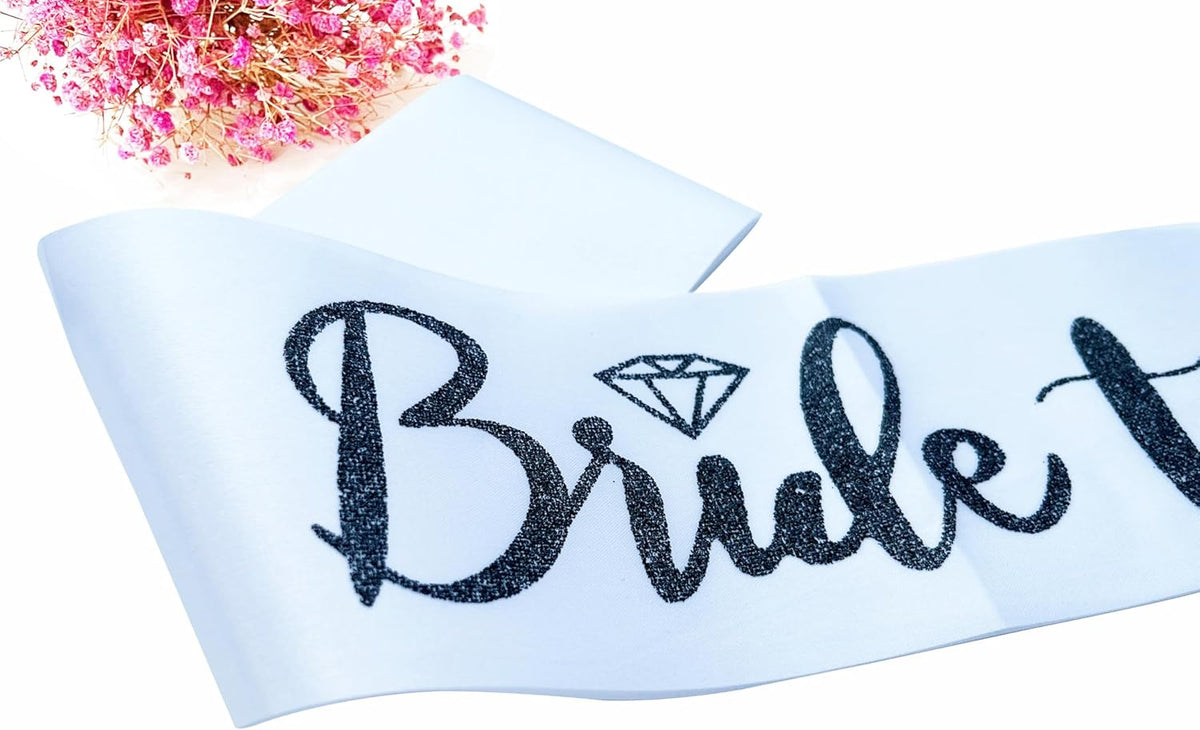 Bride to Be Sash, Bachelorette Party Sash for Bridal Shower Wedding Party Favors Accessories
