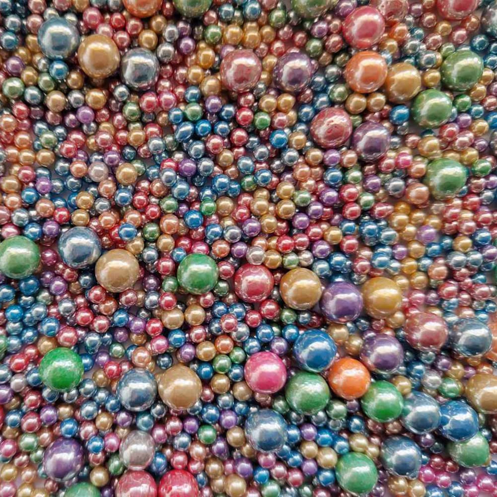 Edible Light Colorful Sugar Pearls Candy Sprinkles 120G/ 4.23Ounce Baking Cake Sprinkles Cupcake