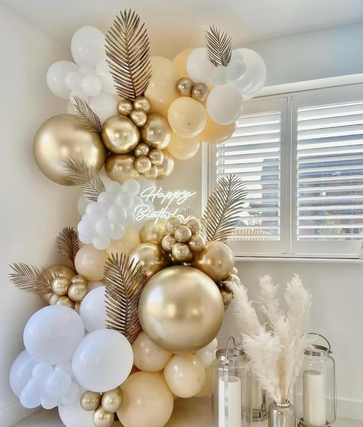 Gold Balloons Party Balloons 12inch 50Pcs 3.2g Latex Metallic Balloons Chrome Balloons Birthday