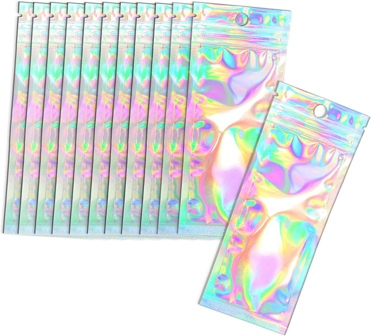 Smell Proof Bags & Resealable Foil Pouch Bag [100 PCS ] Great for Party Favor Food Storage