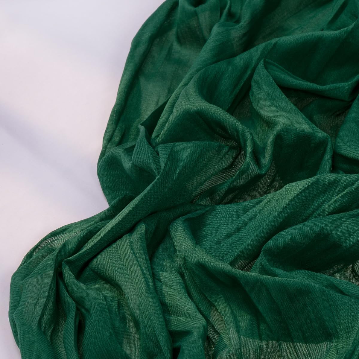 Emerald Green Cheesecloth Table Runner 6 Pack Fall Table Runners Boho Gauze 120 Inches Green Cheese