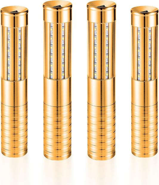4 Packs Rechargeable LED Strobe Baton Lights Reusable Bottle Service Lights for Liquor Bottles