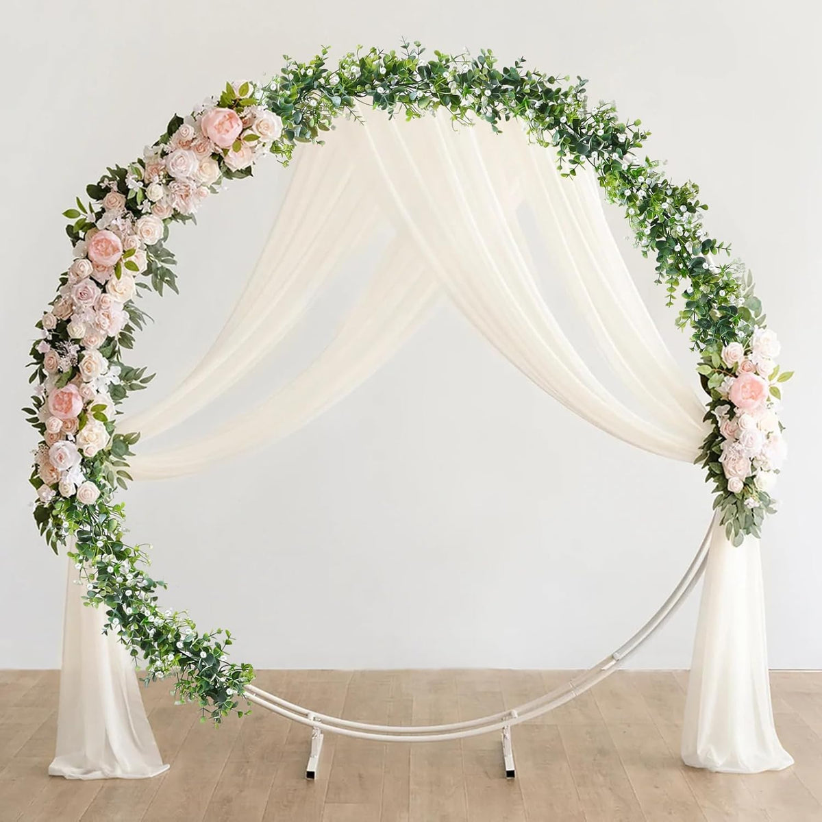 SOMYTING Artificial Eucalyptus Garland 2 Packs 6Ft Faux Eucalyptus Garlands Eucalyptus Leaves Table