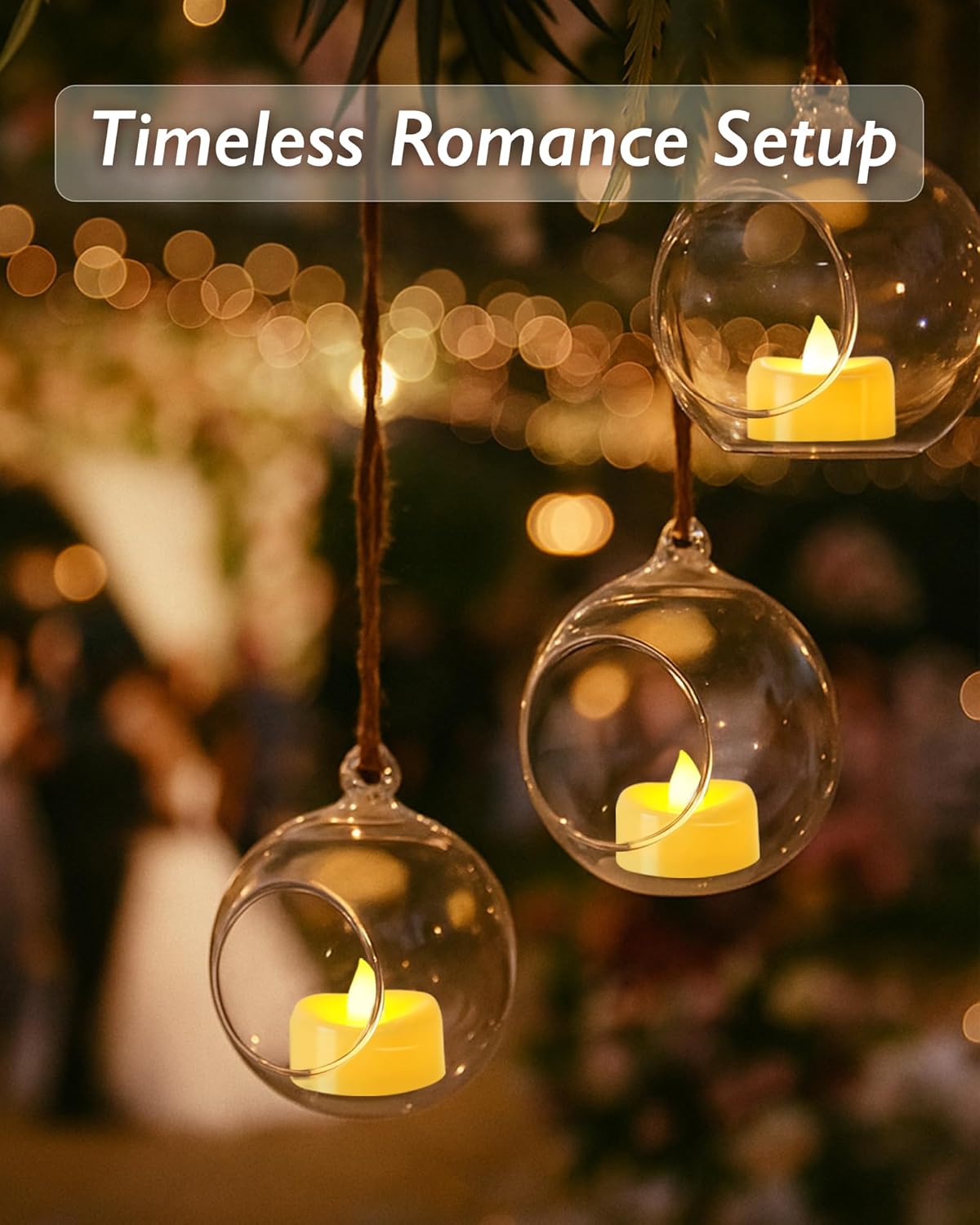 Raycare 100 Pack LED Tea Lights Battery Operated, 200+Hour Flickering Votive Candles, Realistic
