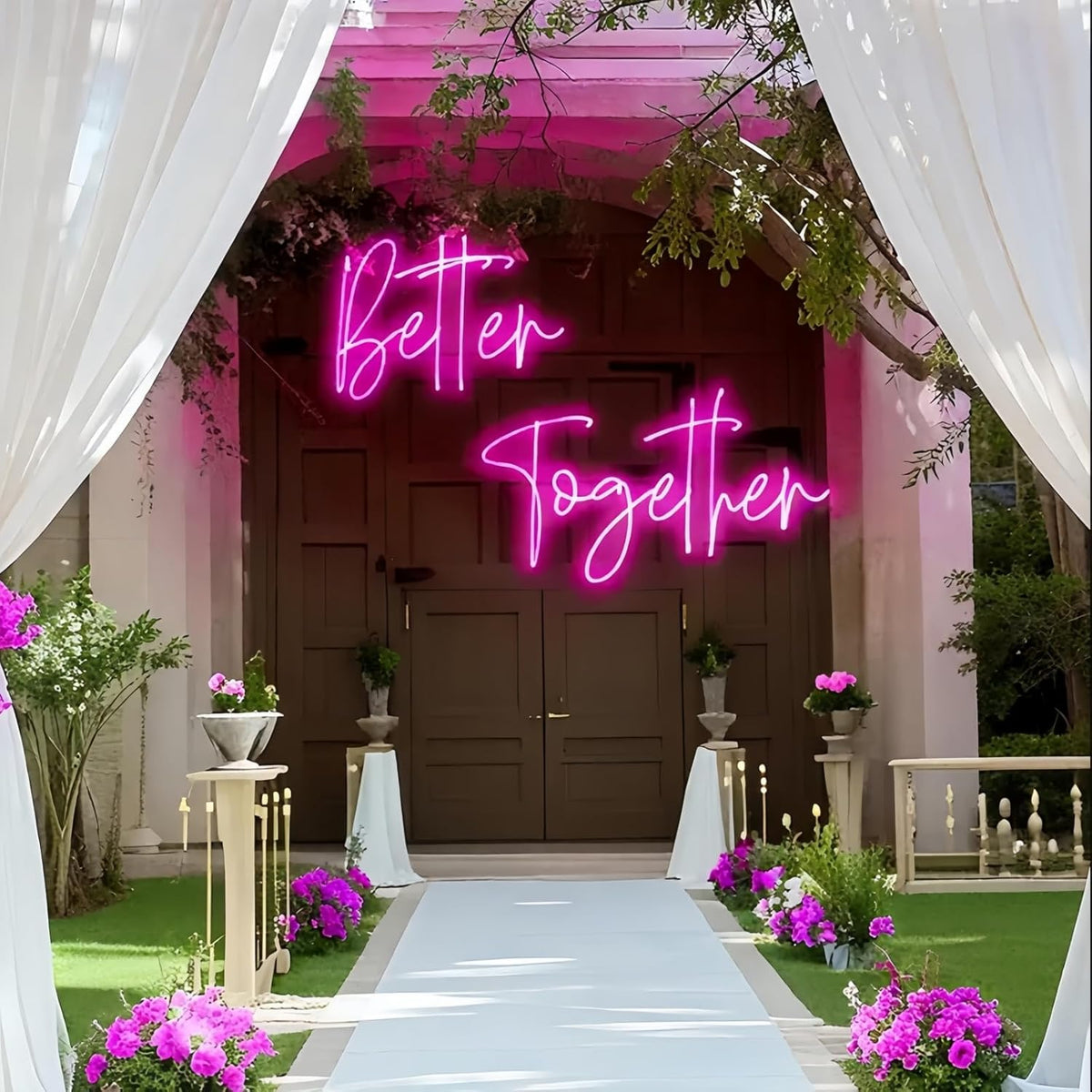 Ulalaza LED Neon Sign Night Light for Wall Party Décor Bedroom Room Bar Wedding Home Birthday Art