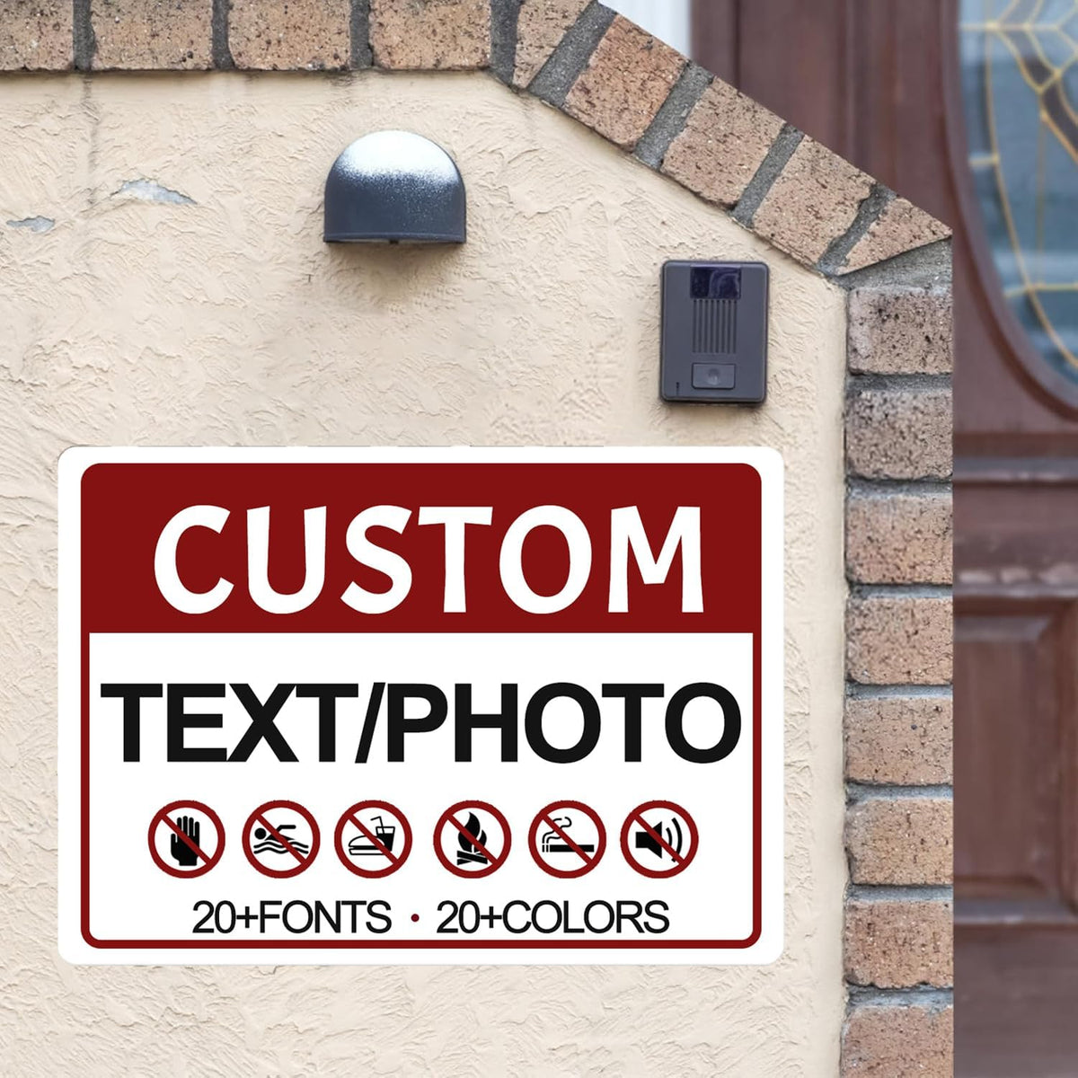 Custom Signs Outdoor Metal,Personalized Street Sign,Create Your Own