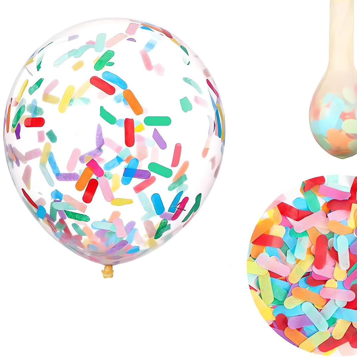 Confetti Balloons/candy confetti balloons/Ice cream sprinkle balloons/birtthday party confetti