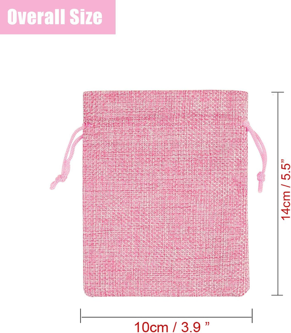 20Pcs Burlap Bags with Drawstring, Burlap Gift Bag Linen Jewelry Pouches for Christmas Wedding