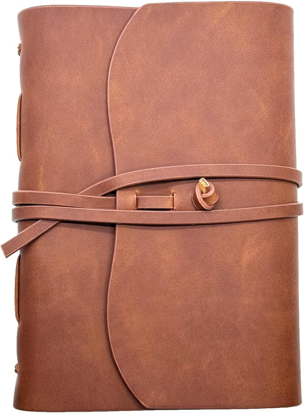 Dark Brown Notebook Journal - Leather Journaling for write A5 Size Diary 6.2x8.5 Inch,Notepad For