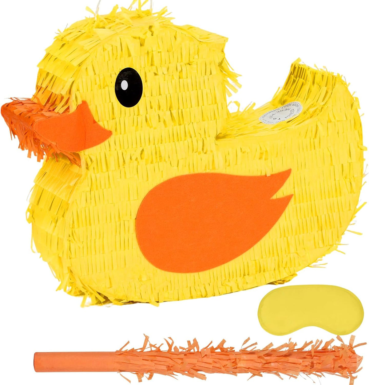 Duck Pinatas Bundle with a Blindfold and a Bat(16.5 x 12.6 x 4 Inches), Perfect for kid's Birthday