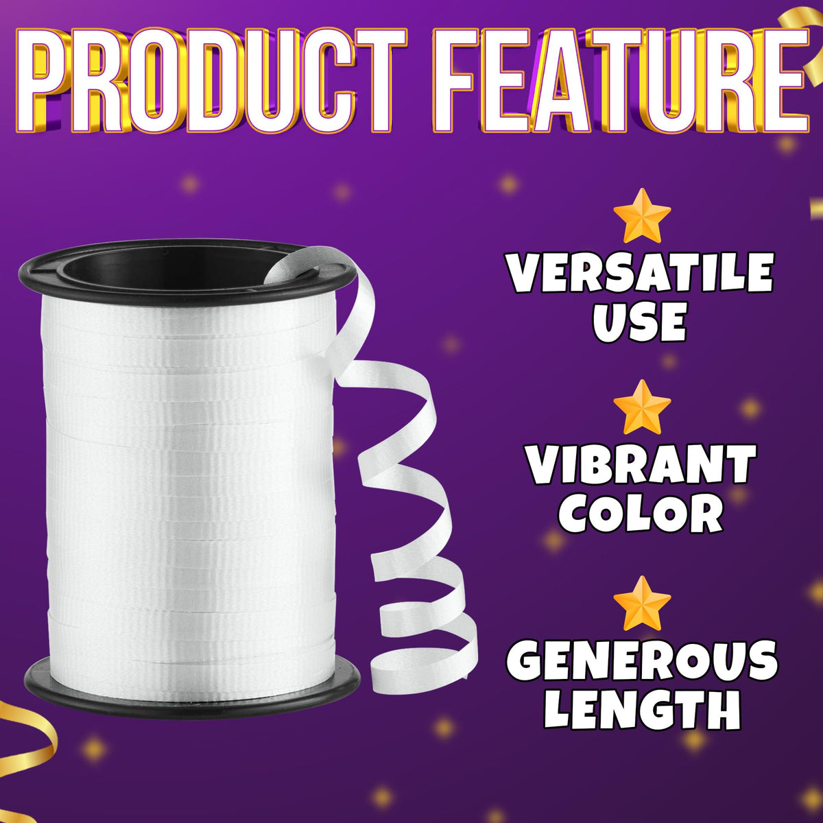 Curling Ribbon for Gift Wrapping (12 Rolls) Balloon Ribbon Assorted Colors
