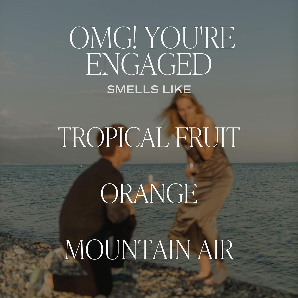 Sweet Water Decor OMG! You're Engaged Candle - Engagement Candle Gift for Bride - Bridal Shower