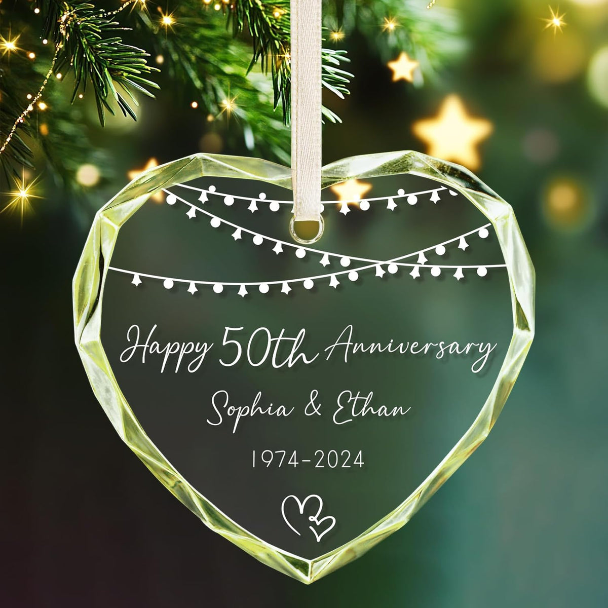 Personalized Christmas Ornaments 2025 for Couples, Wedding for Grandparents, Custom Wedding
