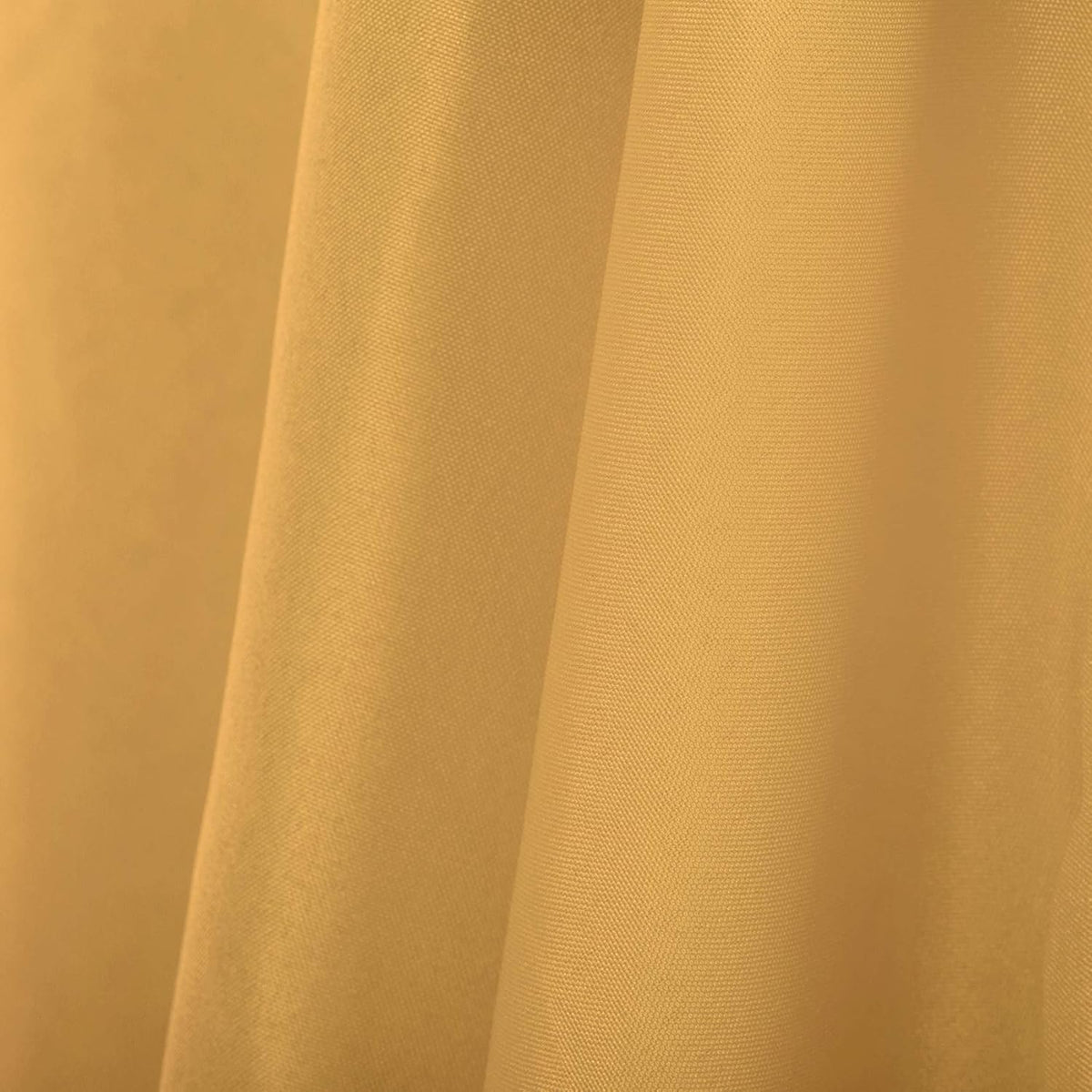 Ascoza 2pack 90x132 Inch Gold Rectangular Tablecloth 8 Feet Table Cloth in Polyester Fabric for