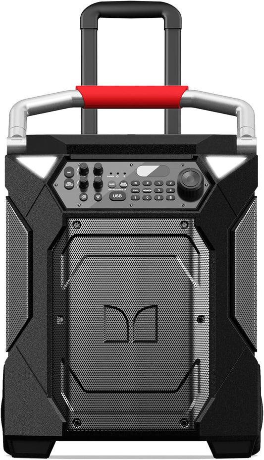 Monster Rockin’ Roller 360 Indoor/Outdoor Portable Bluetooth Speaker | Up to 240W of 360 Degree
