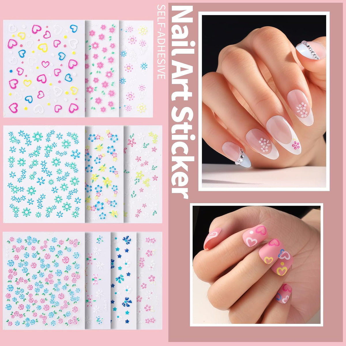 FANDAMEI Nail Art Brushes Set, Nail Art Kit, Nail Design Kit, Nail Dotting Tools, Nail Kit for