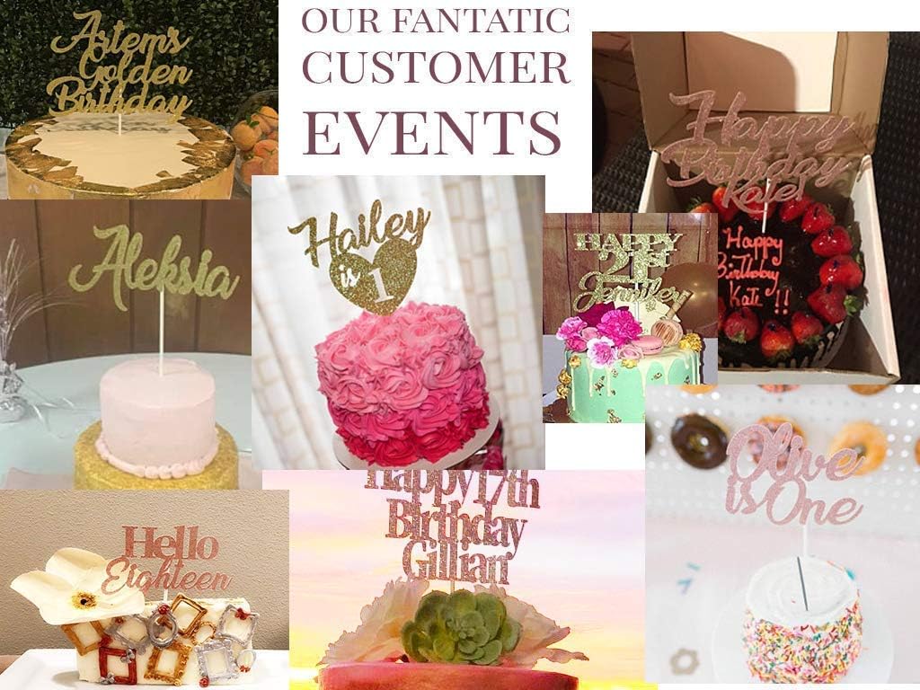 Custom Cake Topper, Glitter Colors, Block Font, Custom Text Cake Topper, Birthday, Bride, Marry