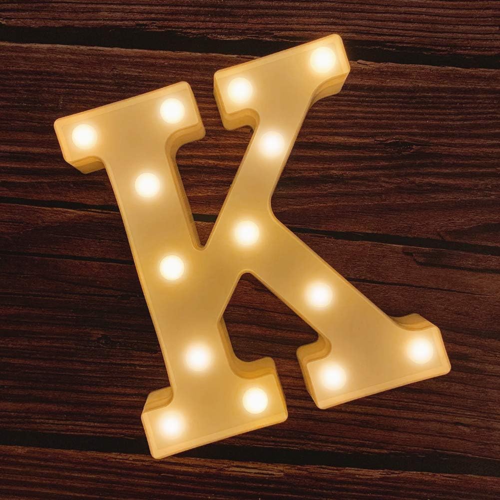 MUMUXI Marquee Light Up Letters | Large Light Up Numbers | Battery Powered and Bright with Every