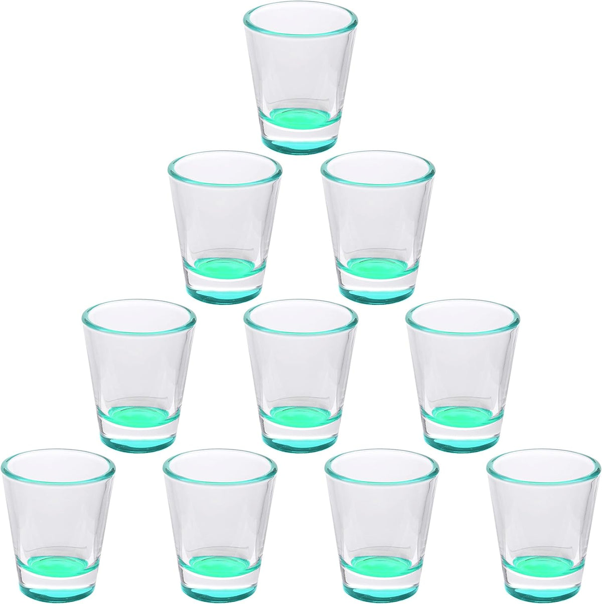 DISCOUNT PROMOS Shot Glasses Set 1.75 oz. Set of 10 Bulk Pack, Wedding Favor, Birthday Party