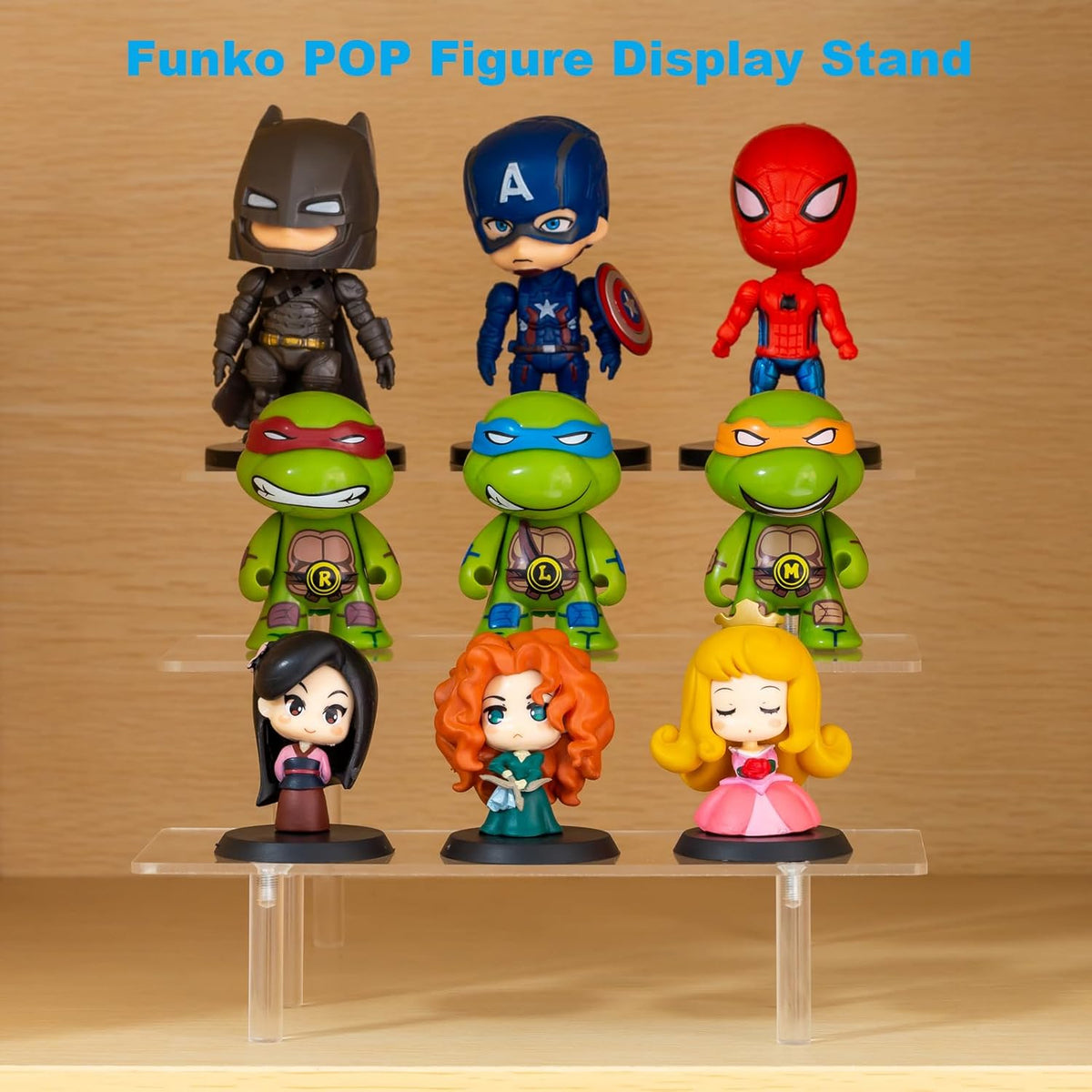 Acrylic Display Risers, Acrylic Perfume Stand Organizer, Clear Shelf Risers for Display Stands for