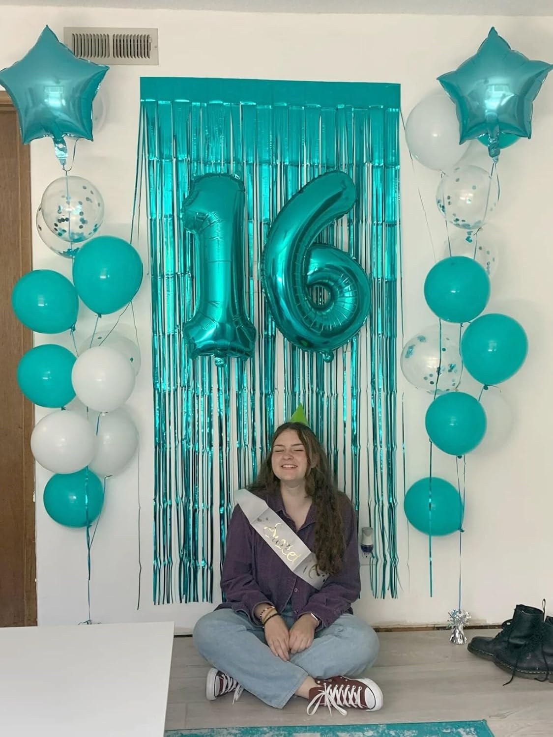 Big Teal Blue 40 Inch 9 Balloon Number, Jumbo Giant 9th 19 29 39 49 99 Birthday Party Decorations
