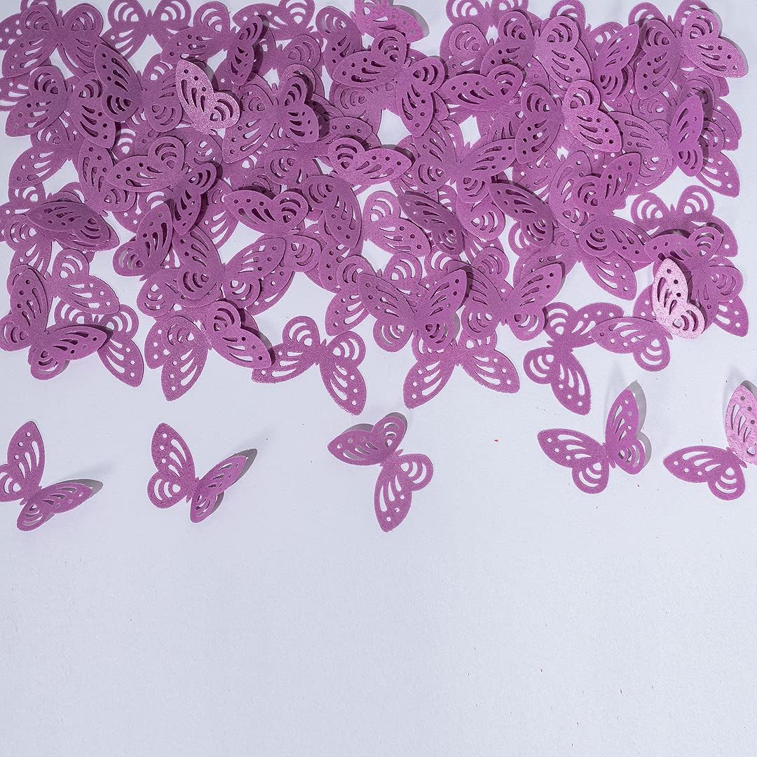 Purple Edible butterflies,Edible Flowers,Edible leaves, Wafer Paper Cake Cupcake Toppers for