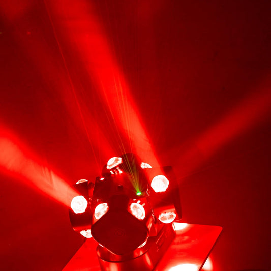 Moving Head DJ Light 16LEDs Rotating Beam Lights Stage Light DJ Lighting Led Pinspot Lights