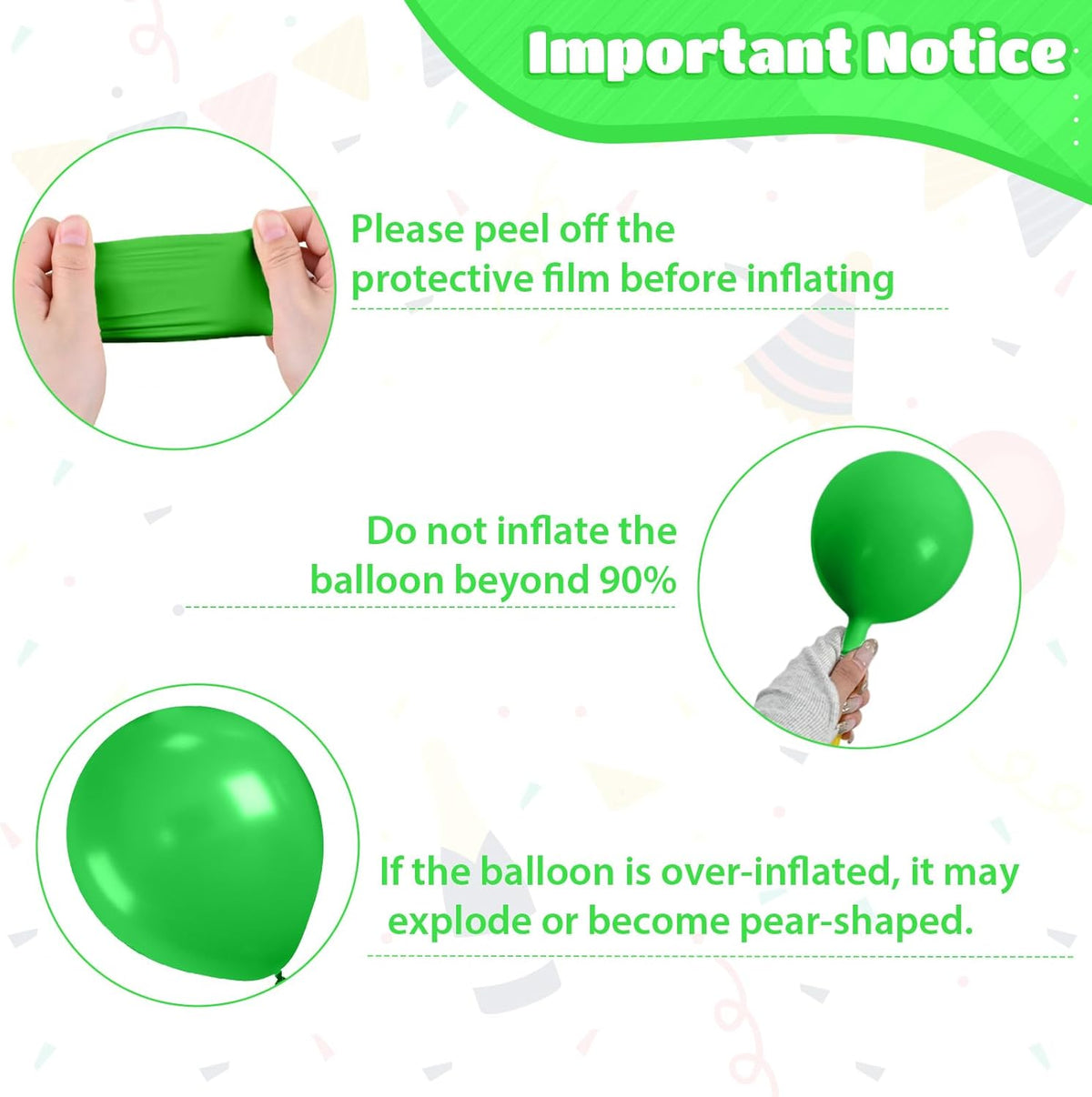 Brown and Green Balloons, 12 Inch Coffee Brown Emerald Dark Metallic Green Confetti Balloons for