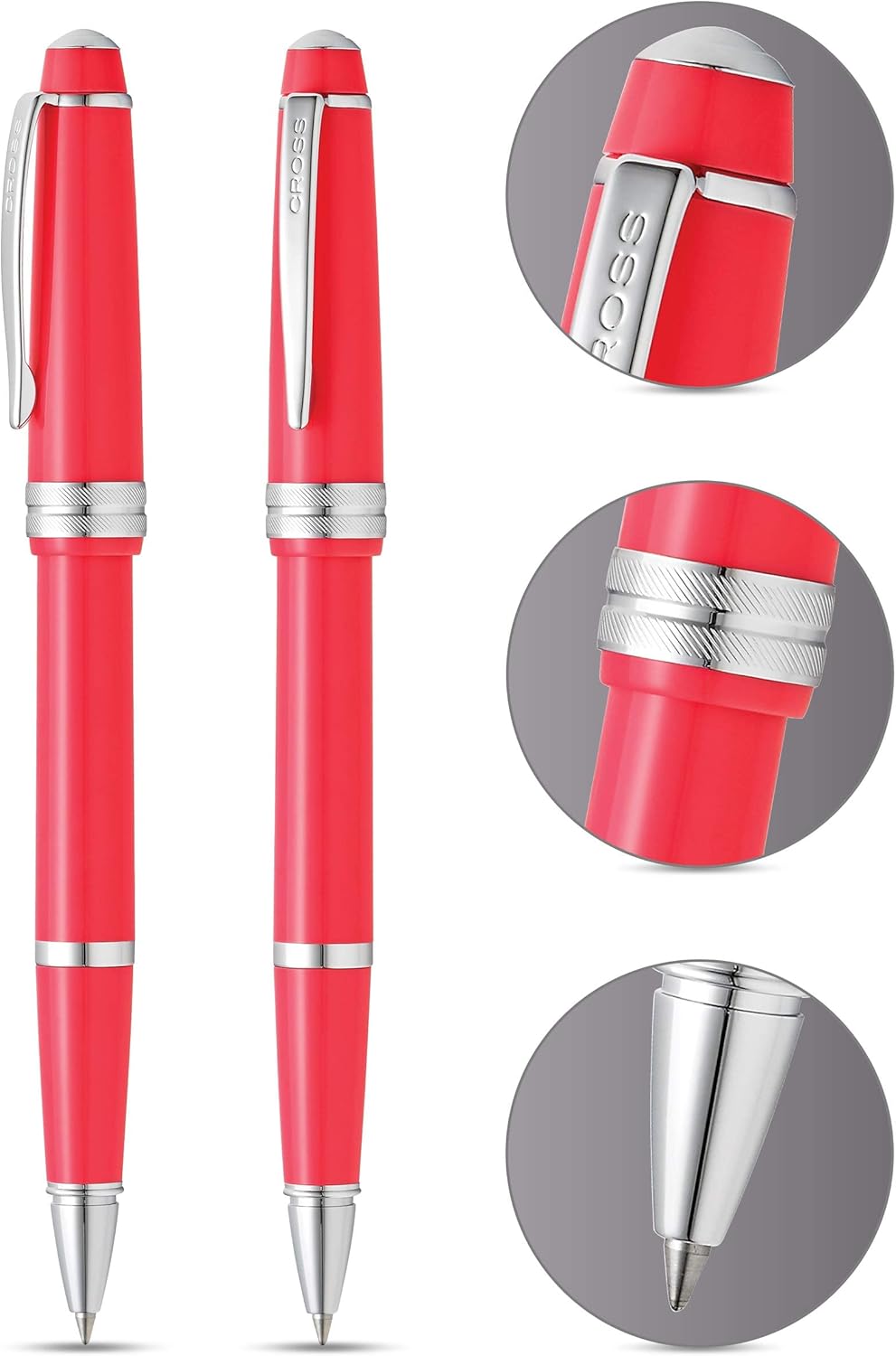 Cross Bailey Light Refillable Rollerball Pen Presented in a Everyday Gift Box - Medium Point, Black