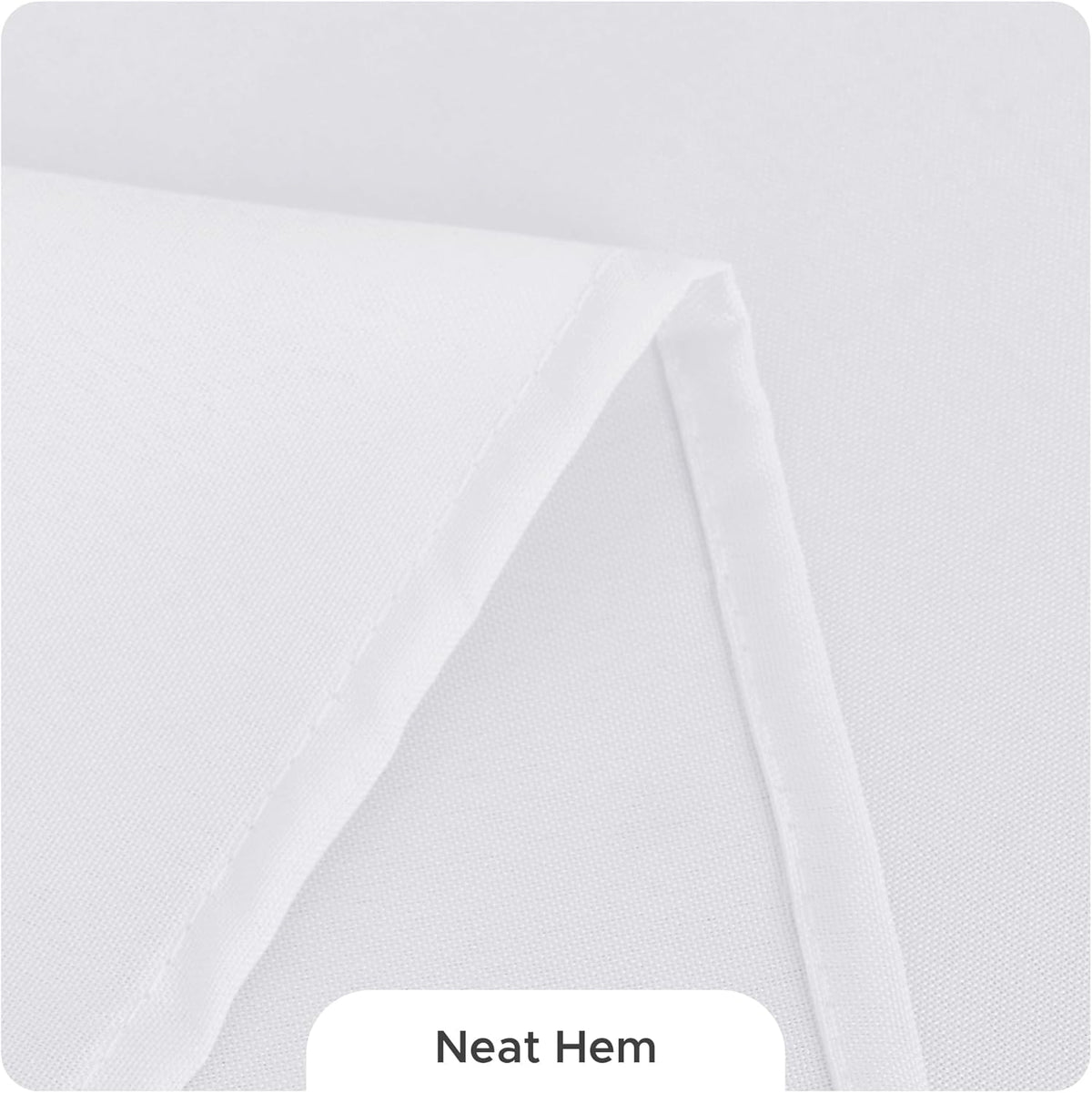 Fitable 8 Pack Round Tablecloths: Stain Resistant Wrinkle Free Circle Table Clothes, Washable