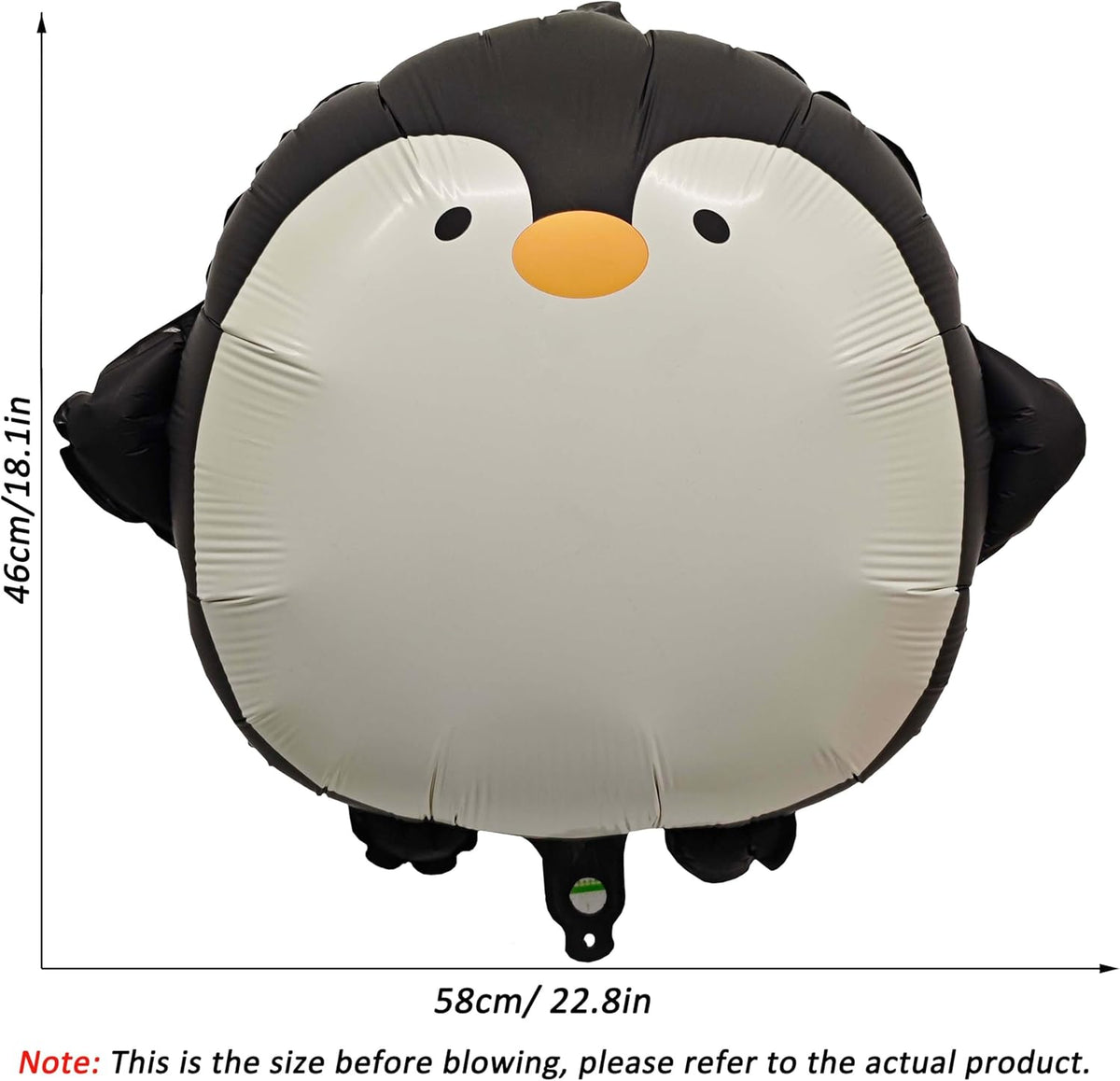 2PCS Matte Walking Animal Penguin Balloon Cute Penguin Shaped Foil Mylar Balloon For Farm Animal