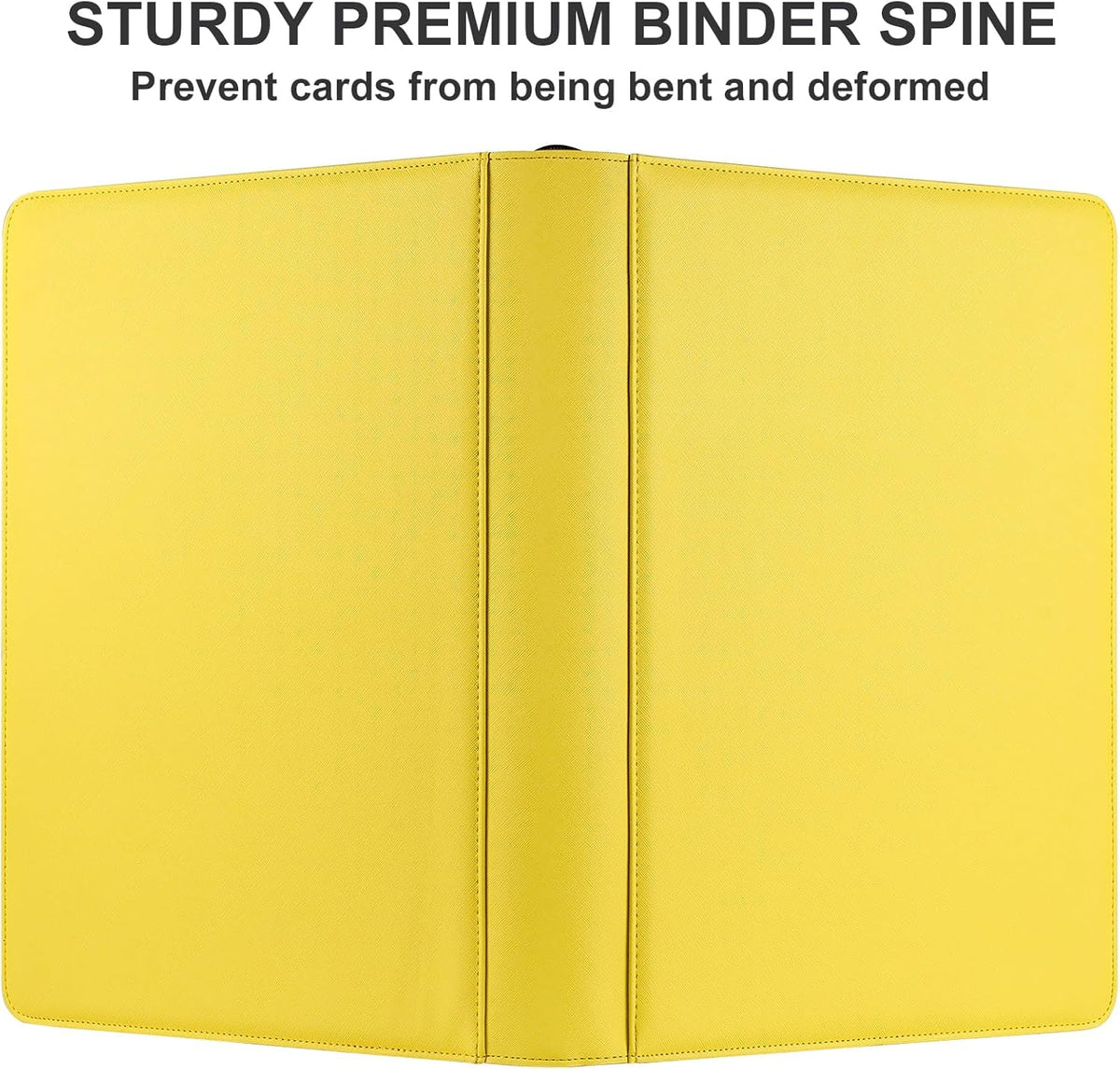 GEAoffice Premium 1000 Trading Card Binder, Large Side Loading 16 Pocket Card Collection Binder